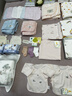 童泰（TONGTAI）婴儿连体衣夏纯棉衣服初生宝宝蝴蝶哈衣爬服提花绿色59cm 实拍图