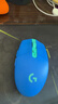 罗技（G）G304 LIGHTSPEED无线游戏鼠标 轻质便携 鼠标宏 三角洲FPS无畏契约打瓦必备 生日礼物 蓝色 实拍图