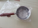 热油小锅泼油锅加厚不锈钢木柄防烫带刻度双倒流口不挂油无涂层 【木柄】200ml 实拍图