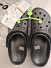 卡骆驰（CROCS）贝雅卡骆班洞洞鞋轻便耐磨一脚蹬休闲鞋女鞋时尚沙滩鞋|205089 深蓝/辣椒红-4CC 36 /37(220mm) 实拍图