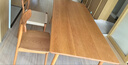 小半实木餐桌家用樱桃木小户型家具白橡木桌子现代简约原木餐桌椅组合 【樱桃木】单桌1.8M 实拍图