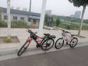 凤凰（Phoenix）山地自行车成人男女学生青少年减震变速越野公路通勤车山地车 24寸黑红辐条轮 30速数字指拨（前中后全轴承） 实拍图