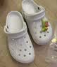 卡骆驰（CROCS）贝雅云彩女士洞洞鞋休闲鞋|208186  白色-100    36 /37(230mm) 实拍图