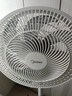 美的（Midea）【飓风节能】七叶柔风立式电风扇/家用轻音落地扇/台式小型风扇/大风力遥控定时摇头风扇 SAH35BSJ 实拍图