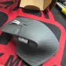 罗技（Logitech）大师系列 MX Master 3S 无线蓝牙鼠标 人体工学 办公 静音鼠标 高端 石墨黑 带无线接收器 实拍图