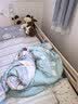 奇幼树实木拼接床大人可睡儿童床婴儿加宽无缝连接大床橡胶木小孩床边床 两面护栏-送6CM可拆洗3E椰棕垫 200x50cm 实拍图