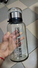 【送杯套】大容量加厚玻璃杯子便携杯茶水分离带杯套泡茶水杯 透明 1000ml吨吨桶 1只装 实拍图