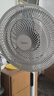 美的（Midea） 电风扇 家用风扇7叶落地扇立式轻音节能大风量电扇台扇迷你扇台立两用转页扇空气循环扇安静低音 红外遥控丨9H定时 扇面扩大·SAH35BSJ1 家用落地扇 实拍图