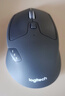 罗技（Logitech）M720 鼠标 无线蓝牙鼠标 办公鼠标 右手鼠标 大手鼠标 优联 黑色 带无线2.4G接收器 实拍图