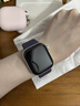 Apple/苹果 Watch S11 智能手表GPS款42毫米银色铝金属表壳雾紫色运动型表带S/M MEUT4CH/B情人节 实拍图