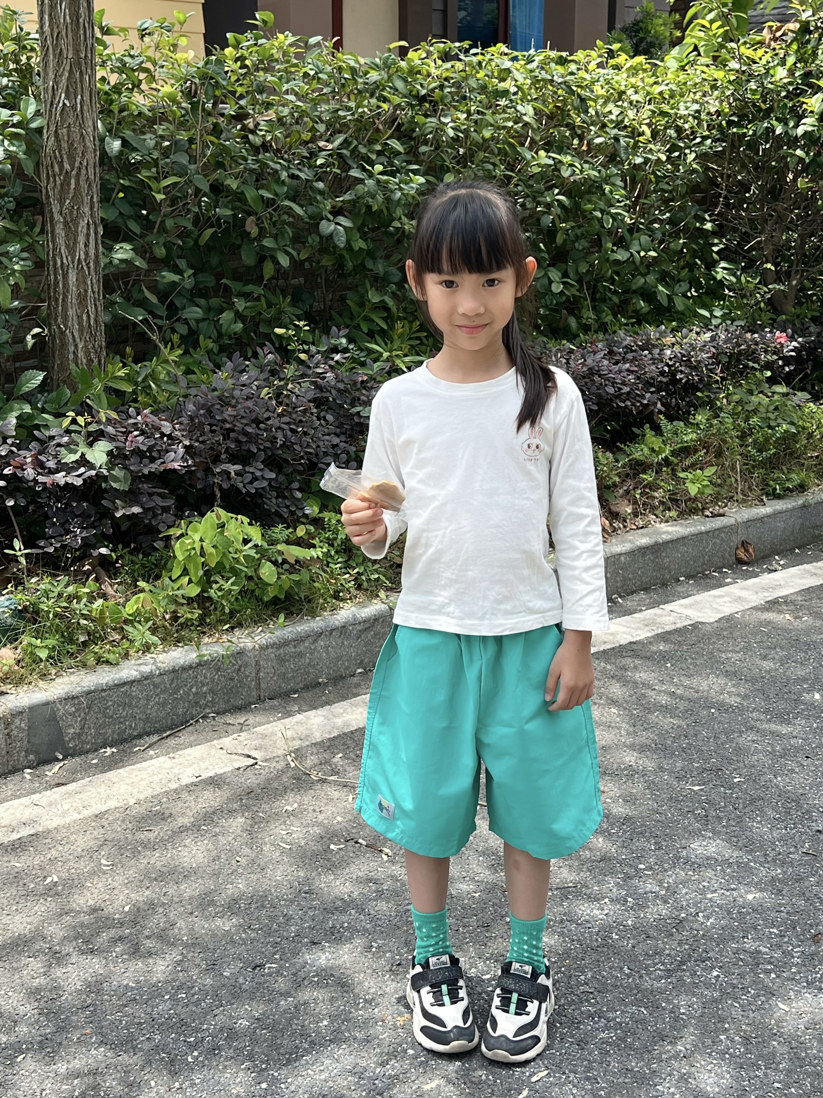 Kocotreekk树儿童裤子短裤速干透气沙滩裤夏季男童裤子女童裤子亮色五分裤 实拍图