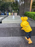幸福玛丽（Cheerful Mario）大眼狗儿童雨靴防滑防水2025新款男童水鞋宝宝雨鞋黄色内长18cm 实拍图