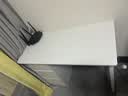 尋巧（SPERMEK） 电脑桌台式家用卧室写字桌简约宿舍书桌学生学习职员办公室桌子 暖白色100CM 实拍图