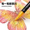 Touch mark爆闪双头丙烯马克笔24色软头12支亮闪闪发光流光闪粉啫喱水彩笔荧光笔手抄报学生手账儿童生日礼物 实拍图