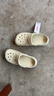 名创优品（MINISO）洞洞鞋男夏季外穿沙滩凉鞋防滑厚底踩屎感包头凉拖鞋黑色42-43 实拍图