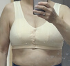 俞兆林2件装妈妈内衣前扣背心式无钢圈大码中老年人妇女夏季薄款文胸罩 实拍图