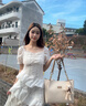 viney【彭小苒同款】牛皮托特包包女包单肩包生日礼物高级感送女友老婆 【米白】高档品牌大容量手提包 实拍图