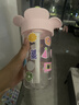 乐扣乐扣（LOCK&LOCK）儿童吸管水杯tritan材质学生户外便携手拎果汁奶茶杯520ml粉色 实拍图