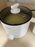 美的（Midea）电煮锅 电热锅 小电锅 宿舍小锅 学生寝室一体泡面小火锅多功能锅 1.7L 电煮锅小型1-2人 XZE1612 实拍图