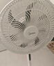 美的（Midea）【闪拆系列】一键闪电拆装直流变频家用语音电风扇一级能效轻音落地扇大风力卧室立式电扇SDJ30BC 实拍图