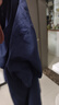 京东京造【已售300w件】男士t恤短袖男女同款衣服男装春夏打底衫 藏蓝 2XL 实拍图