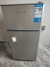 华宝小冰箱迷你小型家用冷藏冷冻两用一级能效出租房宿舍用办公室节能省电双门电冰箱 【净化去味 一级能效】76L银色【全国联保】 实拍图