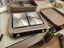 美的（Midea）电火锅鸳鸯锅电煮锅火锅专用锅多功能锅料理烤肉锅分体式多功能一体电锅0氟钛陶HGS352866S 实拍图