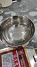 美厨（MAXCOOK）304不锈钢碗 大汤碗拉面碗家用套装沙拉碗8英寸双层防烫MCWA8773 实拍图