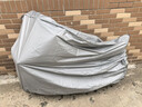 【京东物流】电动车防雨防雪罩车衣全罩雨棚防尘加厚车罩车套防风 【灰色加厚】1.2*1.8m 实拍图