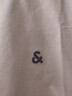 杰克·琼斯（JACK&JONES）26年男装四季打底T恤男士凉感透气多色情侣款短袖t恤水洗不易走形 晨灰色A04 L 180 实拍图
