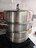 康巴赫304不锈钢三层蒸锅蒸笼复底大汤蒸锅多功能锅具32cm燃气灶通用 实拍图