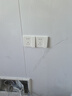 施耐德 开关插座面板 电视+五类电脑网络网线信息面板 睿意系列 白色 实拍图