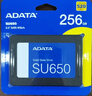 威刚（ADATA）256GB SSD固态硬盘 SATA3.0接口 SU650 实拍图
