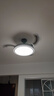 雷士（NVC）LED照明风扇灯吊扇灯餐厅卧室黑色简约灯具全光谱1级能效42寸 实拍图
