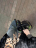 蔻驰（COACH）【官方授权店】奢侈品单肩手提女包经典老花盒子包礼物送母亲节 CBQ35IMXAQ深棕配黑色 实拍图