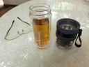 富光双层玻璃杯 泡茶杯茶水分离杯子 高硼硅玻璃水杯便携男女士290ML 实拍图
