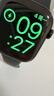 Apple/苹果 Watch S11 智能手表GPS款42毫米亮黑色铝金属表壳黑色运动型表带M/L MEUA4CH/B情人节 实拍图