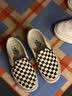 VANS范斯官方 经典款Slip-On经典一脚蹬男女鞋帆布鞋VN000EYEBWW 黑白棋盘格 37 实拍图