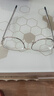 依视路（ESSILOR） 新款商务男镜架时尚镜框女配依视路镜片近视定制眼镜网上配镜 金属-全框-2025GD-金色 镜框+依视路膜岩高清1.60现片 实拍图
