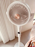 美的（Midea）【净化驱蚊】空气循环扇 直流变频电风扇 大风力落地扇 家用桌面3D摇头 卧室轻音一级能效GDJ24DXS 实拍图