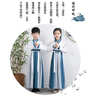 爱宝适儿童汉服端午表演男女童服夏古装中国风学生团体演出服三字经国学 如意拼接-直袖款 120 实拍图