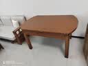 千禧盛世 实木餐桌椅子组合小户型餐厅家具 胡桃色普通款 138cm 一桌四椅 实拍图