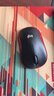 罗技（Logitech）M185鼠标 无线鼠标 办公鼠标 对称鼠标 黑色红边 带无线2.4G接收器 实拍图