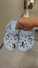 卡骆驰（CROCS）贝雅卡骆班洞洞鞋轻便耐磨一脚蹬休闲鞋女鞋时尚沙滩鞋|205089 矿物蓝-4JQ 37 /38(230mm) 实拍图