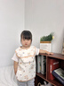 爱宝适儿童罩衣无袖款婴儿吃饭围兜防水耐脏宝宝画画衣反穿木马G036 实拍图