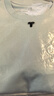 拇指白小T二代三防水光魔术男士短袖T恤夏季男士纯棉经典上衣 白小T蓝男2XL 实拍图