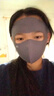 玻尿酸3D立体防晒口罩夏季冰丝口罩透气可水洗面罩护眼角防晒面罩 面罩-灰色【贴合脸型】 实拍图
