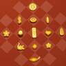 周六福七夕情人节礼物黄金999元宝金条小金豆爱心赏金玩咖投资金 计价 金鱼-2g 实拍图