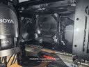 方糖机械大师  酷方 C28脉冲 兼容 MATX/ITX主板机箱  240水冷/仅支持SFX/L电源， 风冷散热/支持ATX14cm电源 月光银 官方标配 实拍图