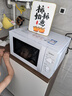 美的（Midea）快捷微波炉 家用小型 360°转盘加热 旋钮操控 易洁内胆（M1-L213B） 实拍图